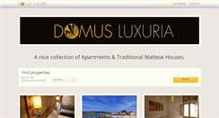 Desktop Screenshot of domusluxuria.info